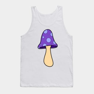 Purple mushroom Tank Top